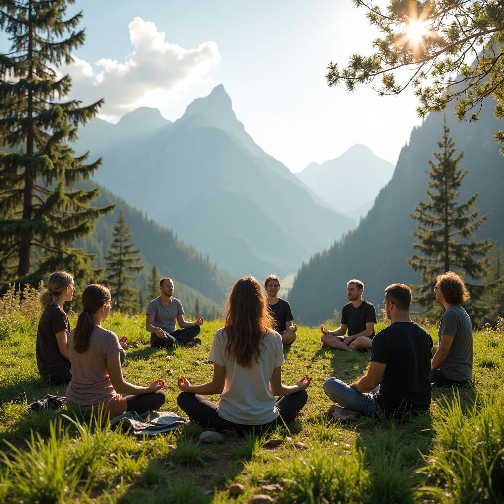 Community retreat in nature